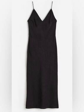 H&M V-NECK SLIP DRESS Sz L